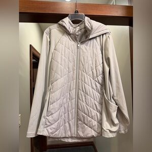 Maurices Cream Quilted Puffer Jacket